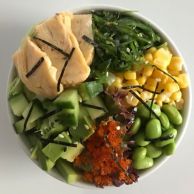 Poke bowl vegetarian